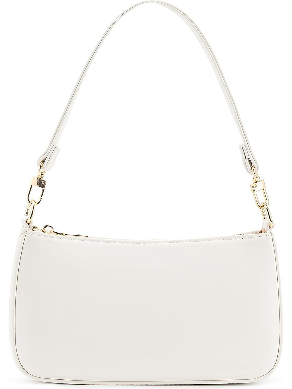 〽️ Women's White Vegan Leather Retro Hobo Purses Pockets Crossbody Bags
